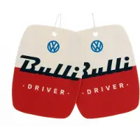 Brisa VW Collection by - Set van 2 Volkswagen luchtverfrissers met VW "Bulli Driver"-motief (Vanille)