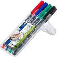 Staedtler Lumocolor permanent universele pen B 314 - Box 4 kleuren