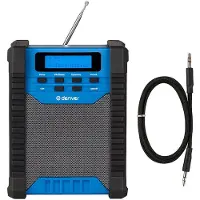 Denver Bouwradio DAB+ met Bluetooth - met Accu - AUX (meegeleverd) - FM - USB-C - Waterdicht - Bouw Radio – Noodradio