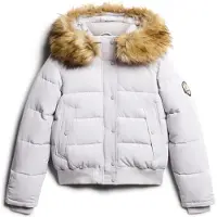 Superdry Winterjas 'Everest' lichtgrijs