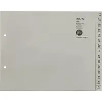 Leitz Map accessoires, Registerpapier