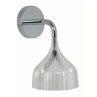 Kartell Design wandlamp É, helder / transparant, Woon-/ Eetkamer, Kunststof, Design, Wandlamp design