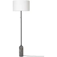 Gubi Gravity vloerlamp grijs marmer/wit