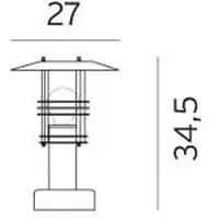 Norlys Buitenverlichting , Metallic, Terras, Aluminium