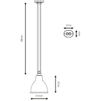 DCW éditions Hanglampe , Koper, Woonkamer, Metaal