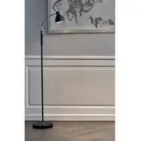 Halo Design Vloerlampe , Zwart, Woonkamer, Metaal