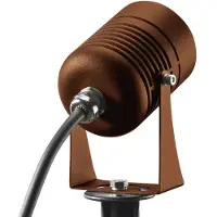 SLV Spike prikspot, roest, bruin / roest, Aluminium, Modern, LED buitenlamp