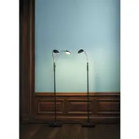 Halo Design Vloerlampe , dimbare, Goud / Messing, Woonkamer, Metaal
