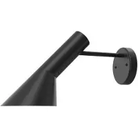 Louis Poulsen Wandlampe , Zwart, Woonkamer, Metaal