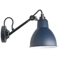 Lampe Gras Wandlampe , Blauw, Woonkamer, Metaal