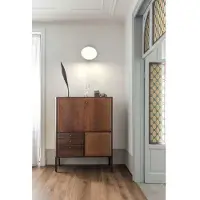 Rotaliana Wandlampe , Wit, Woonkamer, Kunststof