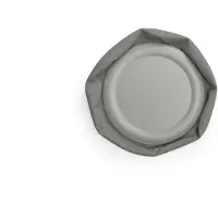 Lampe Gras Wandlampe , Zwart, Woonkamer, Metaal