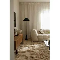 Globen Lighting Vloerlampe , Cannes, Zwart, Woonkamer, Metaal, Designer
