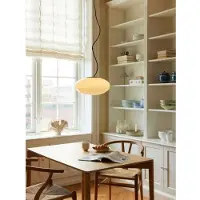 Halo Design Hanglampe , Wit, Eetkamer, Metaal
