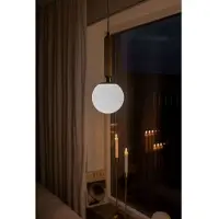 Globen Lighting Hanglampe , Torrano, dimbare, Beige, Woonkamer, Glas, Designer