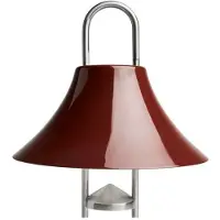 HAY Mousqueton portabele tafellamp Iron red
