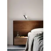 Luce Plan Wandlampe , Wit, Woonkamer, Aluminium