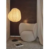 Ferm Living Kurbis vloerlamp high Natural-black