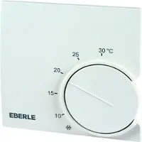 Eberle RTR Ruimtethermostaat H8.4xB8.4xD2.75cm Wit