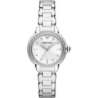 Emporio Armani Analoog horloge zilver / parelwit