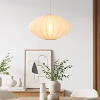 LumenXL Japandi hanglamp Veil 1-lichts - beige