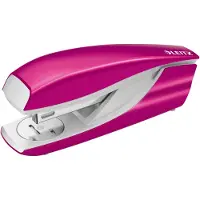Leitz NeXXt WOW Nietmachine 5502 Halve strip 30 Vellen Roze 24/6, 26/6 Metaal