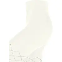 Burlington Damen Argyle Affair gedessineerd katoen panty dames off-white - maat 2040