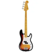SX Elektrische basgitaar - SPB5734-3TS - Retro Series 57 - 3/4 schaal - P-Style - Esdoorn toets - Sunburst - Inclusief tas