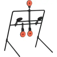 vidaXL Resetdoel Zwart 40 x 34 x 53 cm Staal