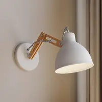 Lamkur Wandlampe , Skansen, dimbare, Hout, Woonkamer, Hout, Industrieel