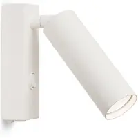 Herstal Wandlampe , Wit, Woonkamer, Metaal