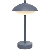 Fritz Hansen Clam draagbare tafellamp 31 cm Dusk blue