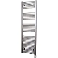 Sanicare Electrische Wifi Radiator HPW Carini 172x45 cm Inox-look Met Thermostaat Zilver Rechtsonder