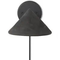 MATER Wandlampe , Zwart, Woonkamer, Kunststof