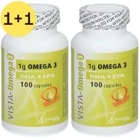 Vista -Omega 3 70+30 capsules Gratis 2x100 St Zachte capsules