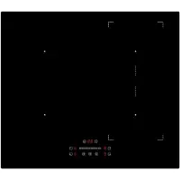 Exquisit EKI624-30 Inductiekookplaat - 4 Kookzones - Touchbediening - PowerBoost-functie - Veiligheidsslot
