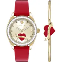 Philipp Plein Watches Analoog horloge 'Plein Valentine' goud / rood