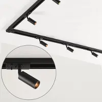 LumenXL Modern 1-fase railsysteem 3 meter met smalle G9 Rayn spots