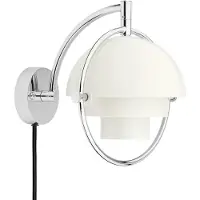 Gubi Multi-Lite wandlamp Wit-chroom
