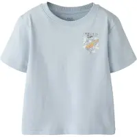 Name it MINI T-shirt lichtblauw Jongens Katoen Ronde hals Effen - maat 98