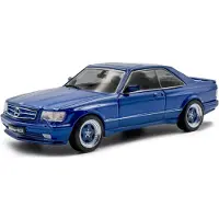 Solido Mercedes Benz 560 SEC AMG Widebody '90, blauw schaal 1:43