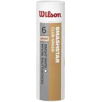 Wilson Smashstar 78 Badminton Shuttles Transparant 6 Units