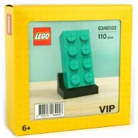 LEGO Buildable 2x4 Teal Brick - 6346102