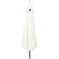 vidaXL Tuinparasol Zand 394 x 394 x 248 cm Polyester en Staal