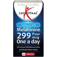 Lucovitaal 3x Melatonine Puur 0.299mg 500 Tabletten