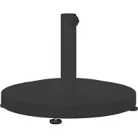 vidaXL Parasolstandaard, 24,6 kg, zwart, rond