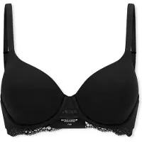 Schiesser BH ' Unique Cotton ' zwart