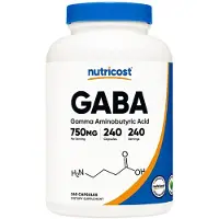 Nutricost - GABA 750 mg (240 capsules)