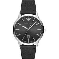 Emporio Armani Analoog horloge zwart / zilver