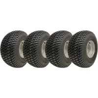 Parnells 20x10.00-8 Graswielen voor grasmaaiers, 4-laags, Wanda P332, goedgekeurd voor de openbare weg, 4” PCD (set van 4)